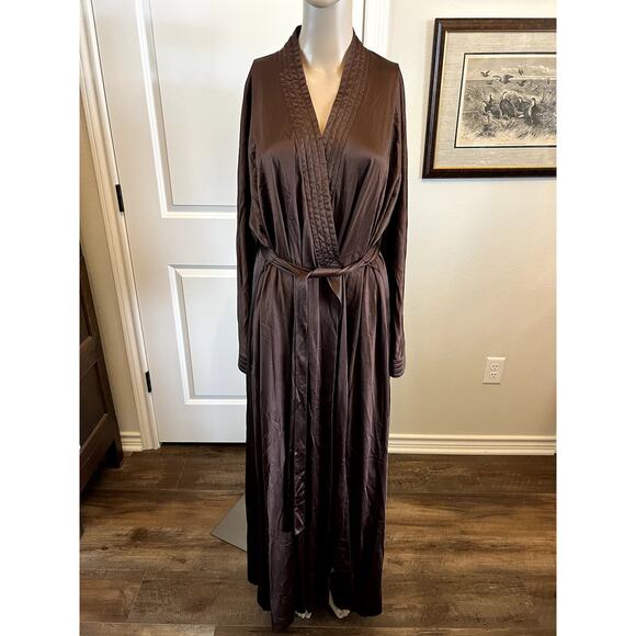 Vintage brown Vanity Fair robe - Picture 1 of 9